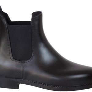 LAZURA Winter Kinder Jodhpur Reitstiefelette Basic Kunstleder schwarz
