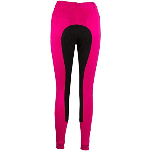 RL24 Kinder Reithose Vollbesatz Flex BASICLINE weiß/grau – Bild 4