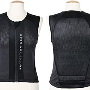 Rückenprotektor Rückenschutz Sicherheitsweste Reiten angenehm zu tragen schwarz