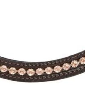 Hans Melzer Horse Equipment Stirnriemen Mechtersen, braun, Warmblut