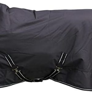 Eldorado Regendecke für Pferde – schwarz – 125 cm