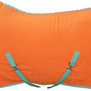 indira Abschwitzdecke pro_350g (145 cm, Orange 01 – Türkis 01)