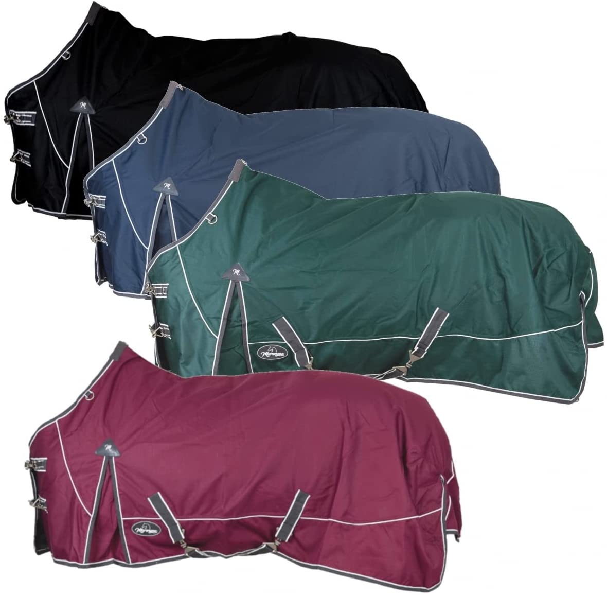 Marengos - Weidedecke Winterdecke 1200D Comfort mit Polarfleece oder Füllung in 100g, 200g