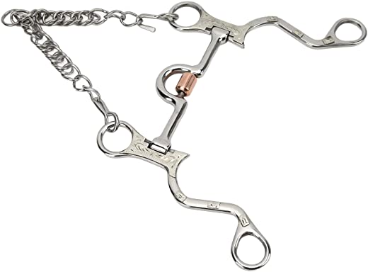 Pelham Horse Bit, Horse Bit Style für Reitleistungen zum Reiten(130MM)