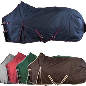 RL24 – Weidedecke Winterdecke 1680D BASICLINE mit Nylonfutter, Polarfleecefutter oder Füllung in 100g, 200g, 300g