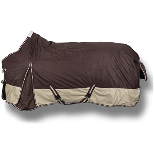 RL24 - Weidedecke Winterdecke 600D BASICLINE mit Nylonfutter, Polarfleecefutter oder Füllung in 100g, 200g, 300g – Bild 2