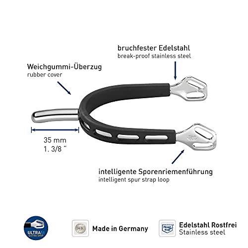 SPRENGER Ultra FIT EXTRA Grip Sporen mit Balkenhol Schlaufe – Bild 2