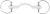 BERIS Olivenkopfgebiss Zungenbogenstange, Ring 7,5 cm, 130mm, sof, soft, 13 cm