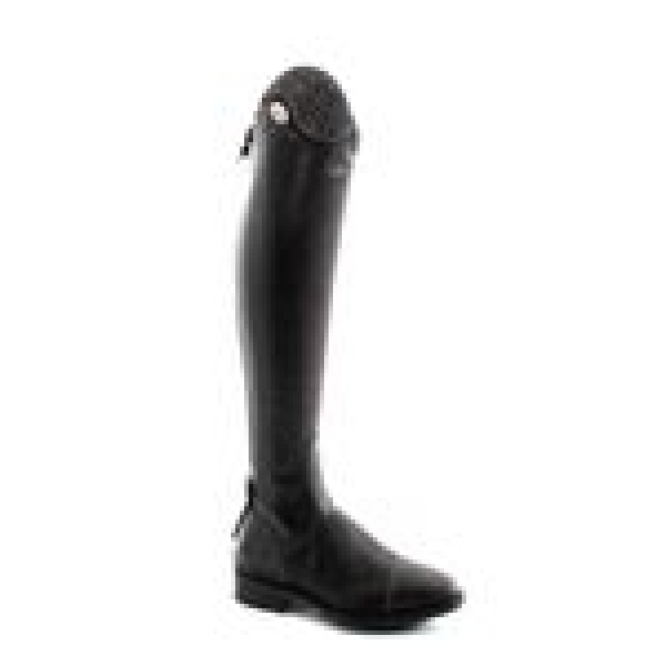 DeNiro Reitstiefel Salentino 01 black Top Bolgheri grey
