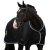 EQUILYX® Abschwitzdecke Pferd mit beidseitig abnehmbaren Kreuzgurten extra dick [perfekte Passform] Fleecedecke Stalldecke Transportdecke wärmend…