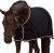 EQUILYX® Abschwitzdecke Pferd [perfekte Passform] Fleecedecke Stalldecke Transportdecke wärmend feuchtigkeitsabsorbierend atmungsaktiv (Schwarz, 125)