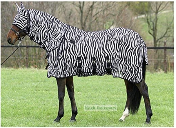 Fliegendecke Zebra Halsteil abnehmbar (125cm)