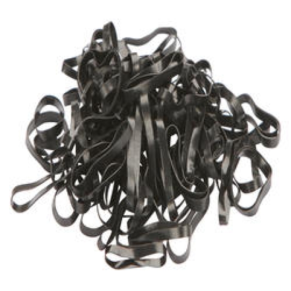 Gummiband Silikon schwarz