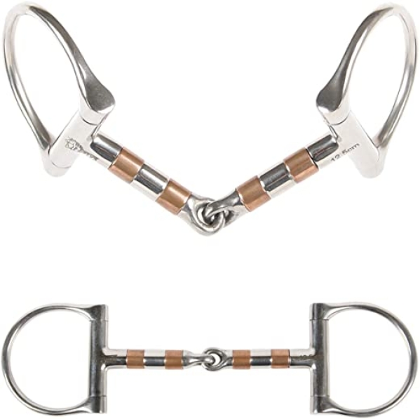 Harry´s Horse D-Trense mit Kupferrollen 13mm, Größe:12.5
