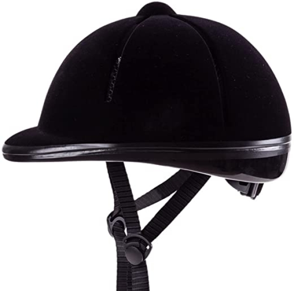 HGFHG Reithelm Für Mädchen Verstellbare Reitmütze Für Kinder Und Jugendliche Professioneller Atmungsaktiver Schutzhelm (Color : Schwarz, Size :…
