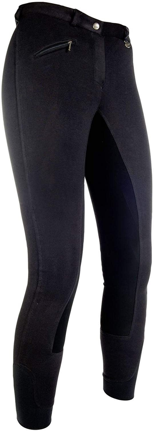 HKM Unisex Hose Reithose -Basic Belmtex Grip Easy- 3/4 Besatz9191