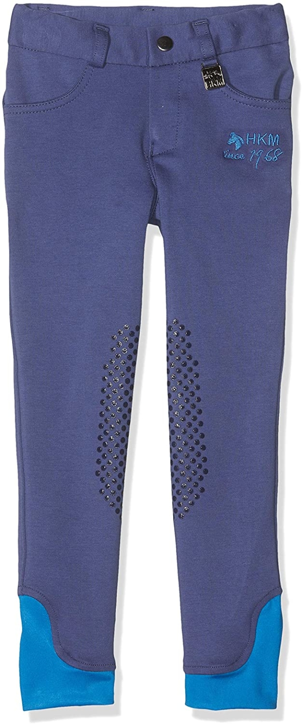 HKM Unisex Reithose -Kids Easy- Silikon-kniebesatz Hose