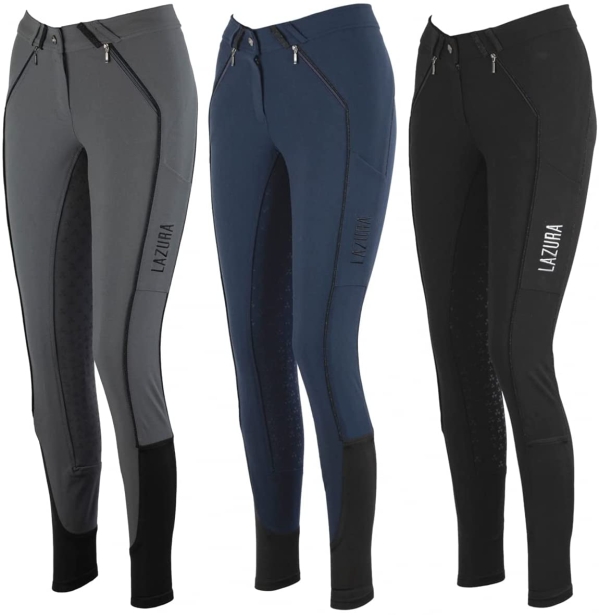 Lazura Damen Reithose Silikon Vollbesatz Fiona