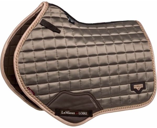 LeMieux Loire Classic Satin Springschabracke CC Square Truffle