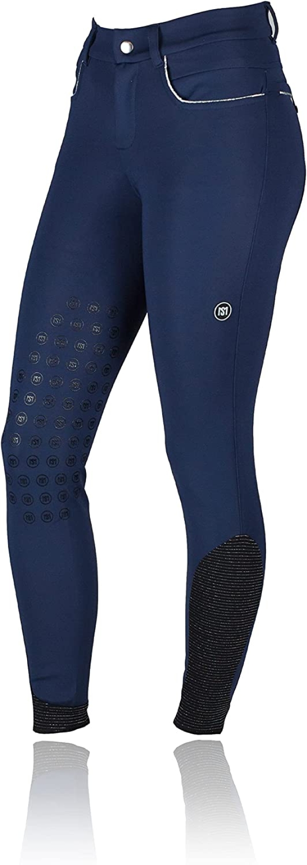 MS Equestrianwear Reithose Kayla – atmungsaktive und schnell trocknende Damen Reithose – Anti-Rutsch-Grip und 4-Wege-Stretch – Kniegrip für…