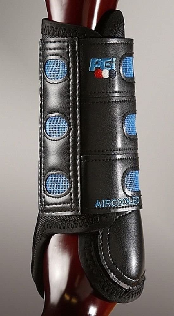 Premier Equine Air Cooled Original Gelände-Gamaschen vorne (XS, schwarz)