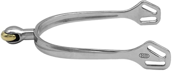 Sprenger Pferde Sporen Ultra fit Comfort Roller Super Soft I Reitsporen Edelstahl rostfrei, 25 mm abgerundet