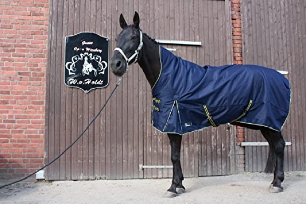 time4horses 1200Denir High Neck Pferdedecke Regendecke Paddockdecke Stalldecke Weidedecke Rug (135 cm)
