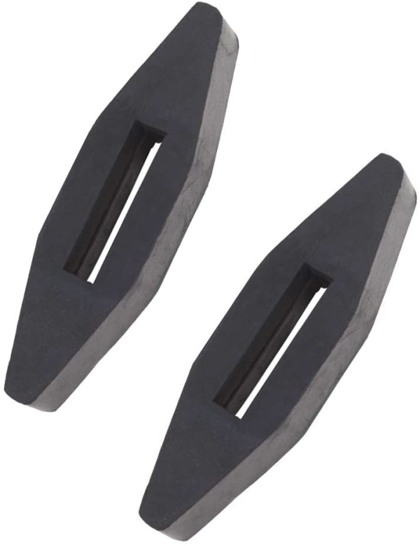 WALDHAUSEN Martingalschieber, Gummi, Paar, schwarz